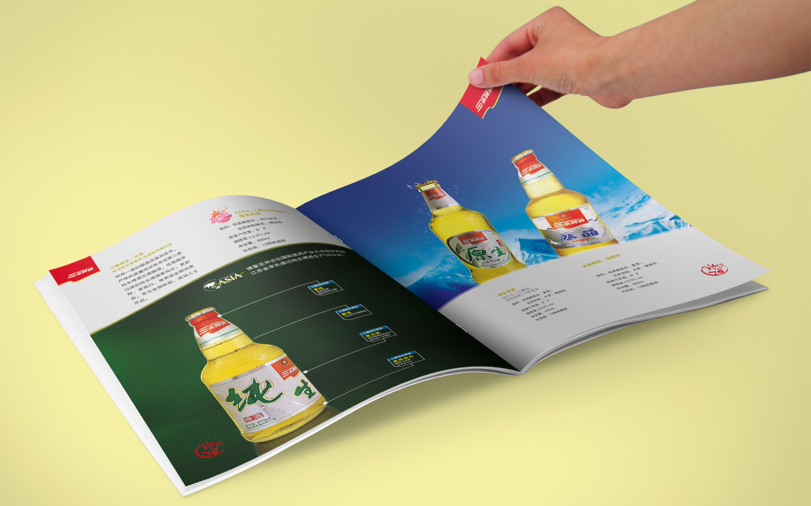 高港三泰啤酒產(chǎn)品畫冊設(shè)計 三泰啤酒產(chǎn)品畫冊設(shè)計
