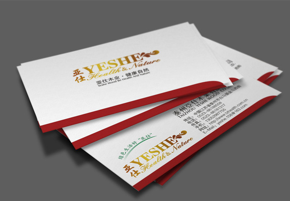 建材家居行業(yè)名片設(shè)計(jì) 亞仕木門名片設(shè)計(jì)