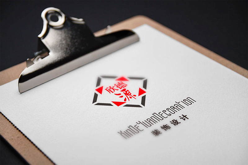 建筑裝飾行業(yè)品牌策劃設(shè)計 欣德源裝飾標(biāo)志設(shè)計